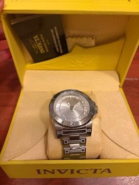 Invicta Silver Stainless Steel Men's Watch